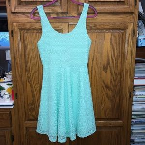 NWT Lacy Mint Fit and Flare Dress!